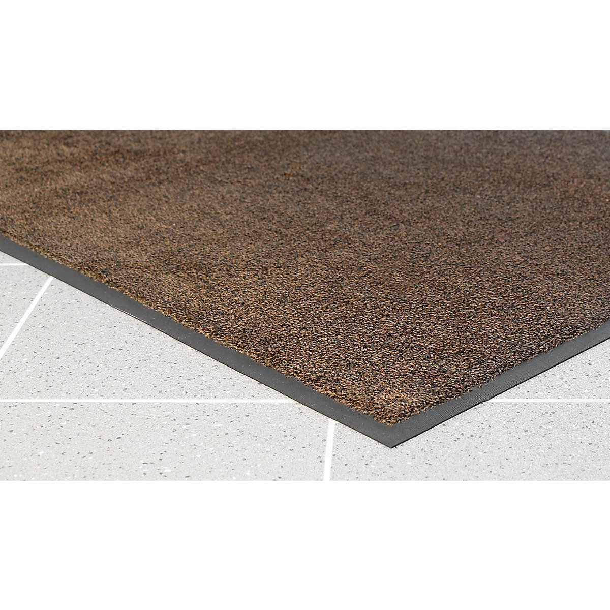 Szennyfogó szőnyeg beltérre, poliamid felső rész – COBA, h x szé 1500 x 850 mm, barna-6