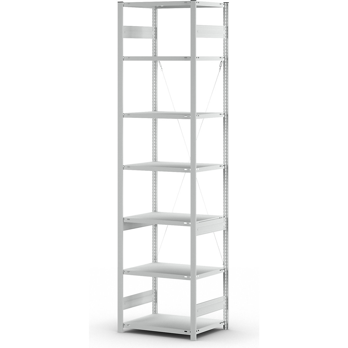 Összedugaszolós állvány, közepes súlyú kivitel – eurokraft pro (Termék képe 230)-229