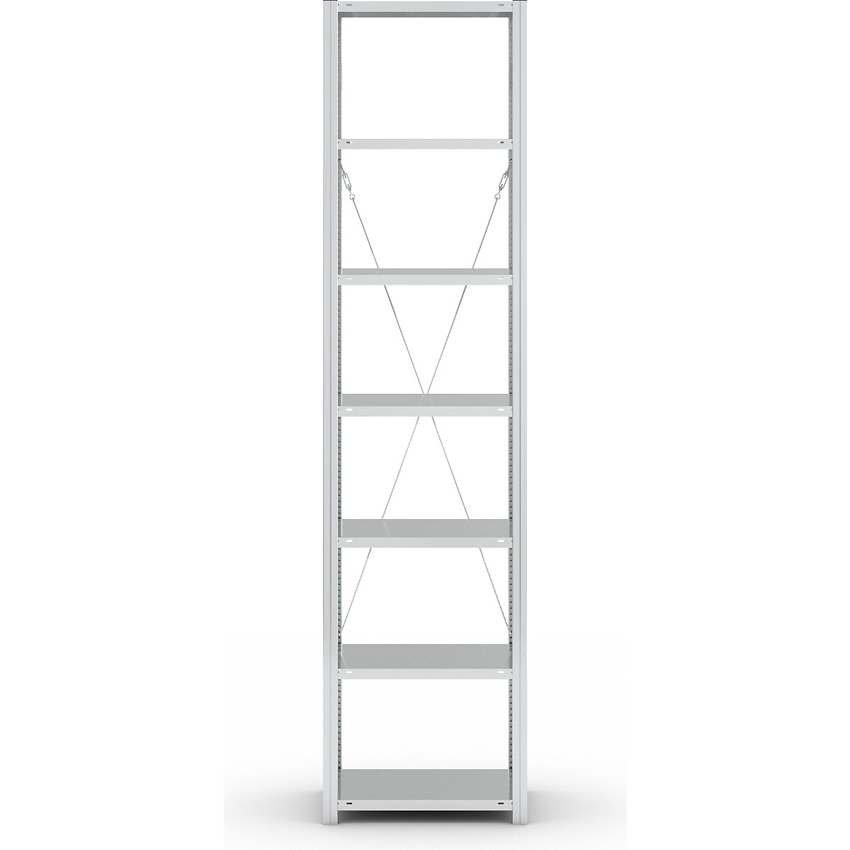 Összedugaszolós állvány, közepes súlyú kivitel – eurokraft pro (Termék képe 203)-202