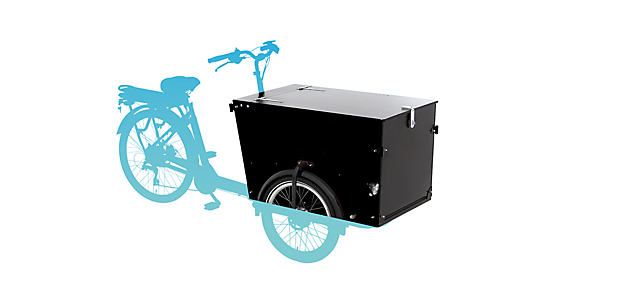Bicicleta eléctrica de carga E-Cargo PRO pha