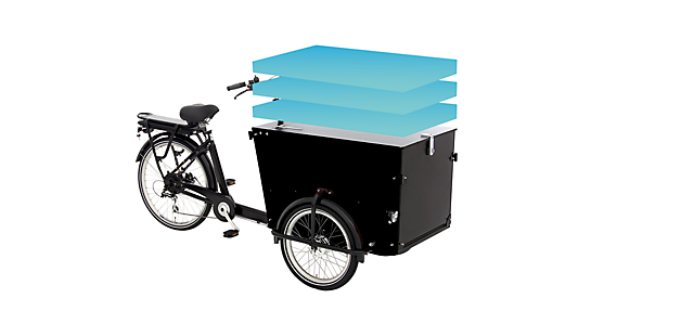 Nákladný elektrický bicykel E-Cargo PRO pha