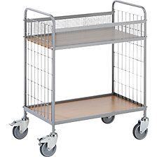 4 d&ouml;ner tekerlek, 2'si &ccedil;ift frenli, tekerlek &Oslash; 125 mm