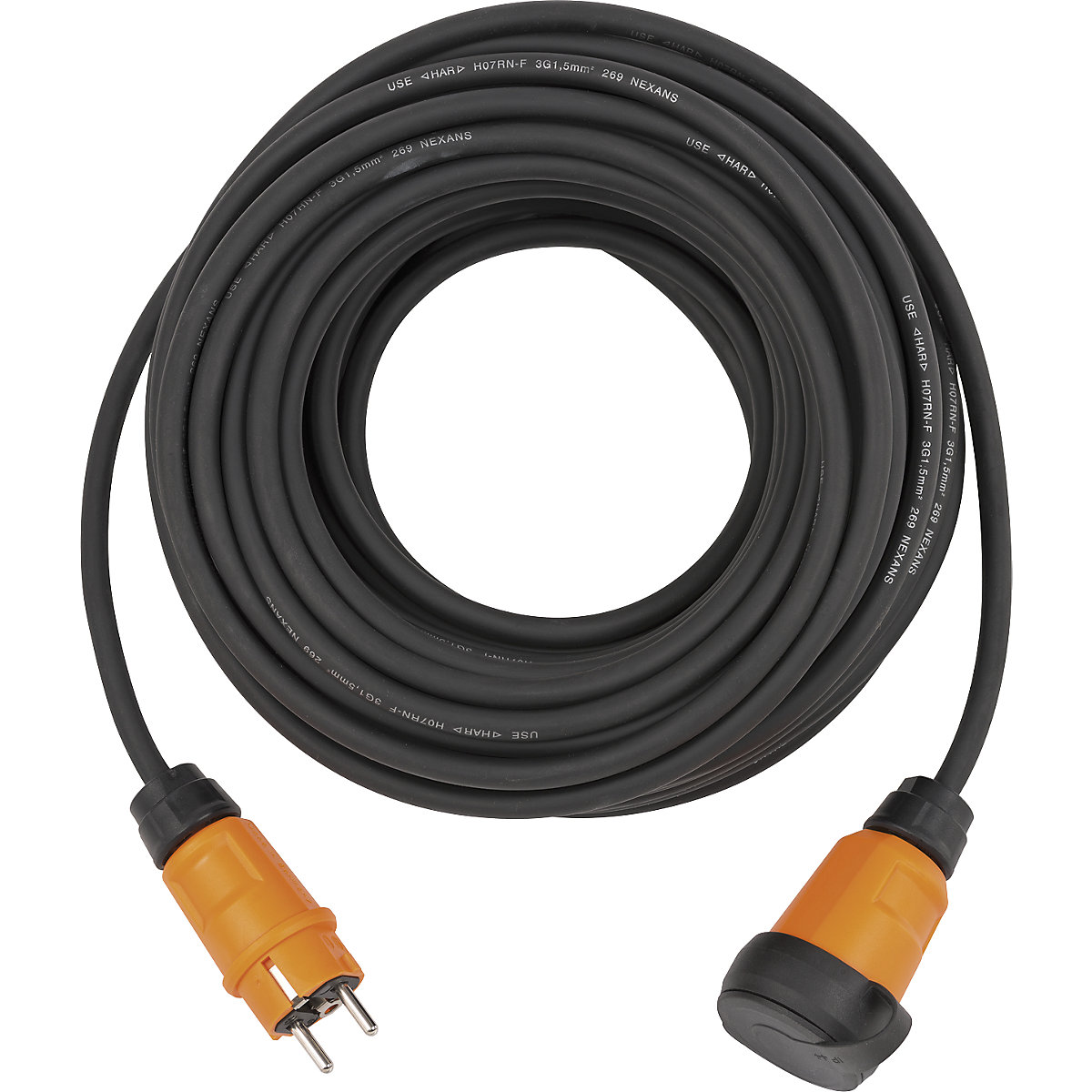 Cable alargador para exteriores professionalLINE IP44 – Brennenstuhl: negro