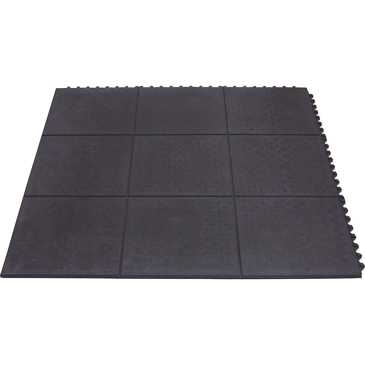 Estera para puesto de trabajo industrial, estera industrial Yoga Solid Basic, 900 x 900 mm, superficie cerrada