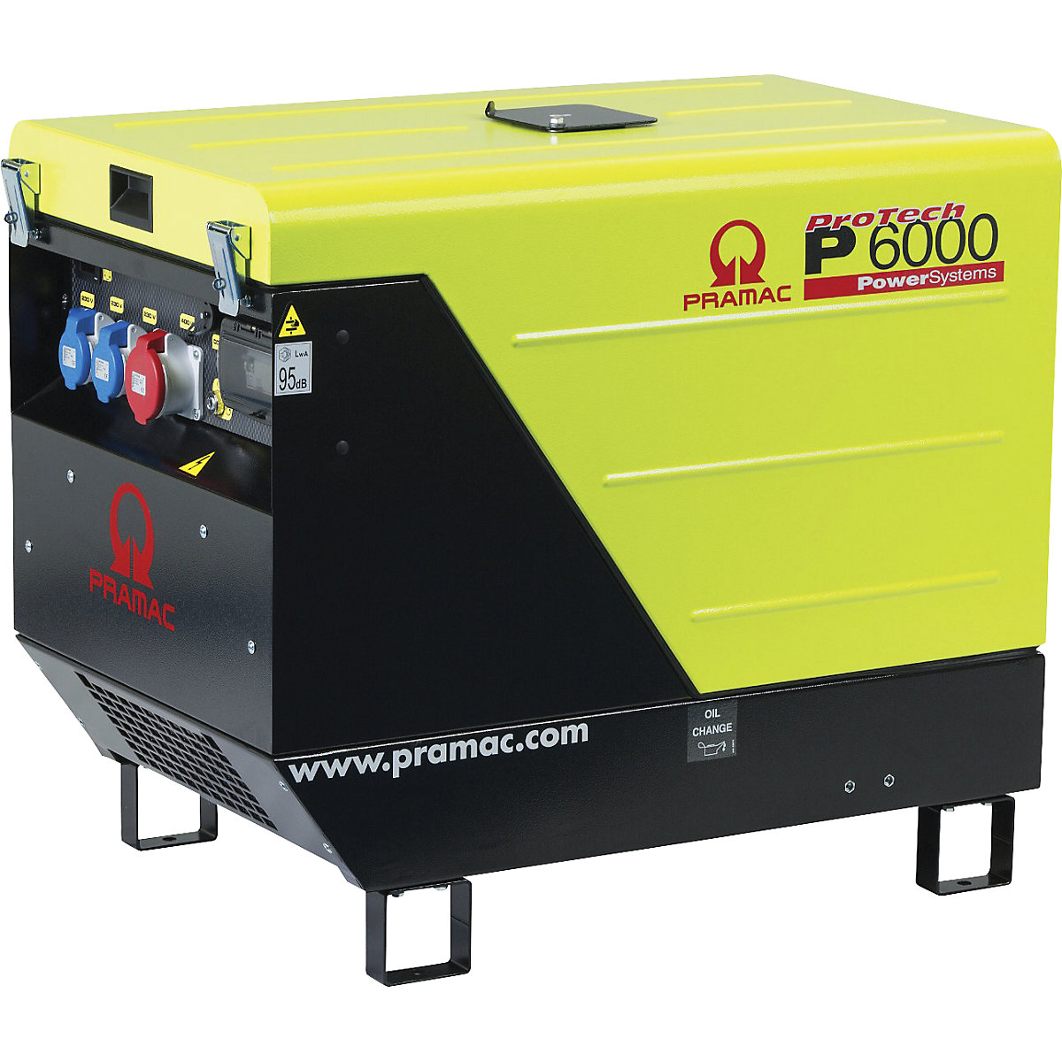 Generador eléctrico serie P, diésel, 400 / 230 V – Pramac