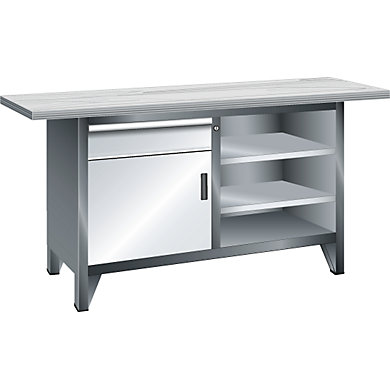 LISTA – Anchura del banco de trabajo 1500 mm, bastidor modular: 3