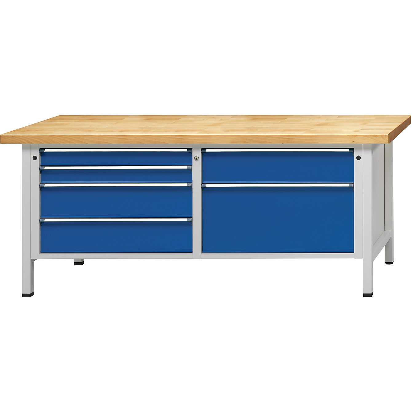 ANKE – Bancos de trabajo de 2000 mm de anchura, bastidor modular: 6