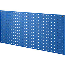Placa de chapa de acero con perforaciones cuadradas
