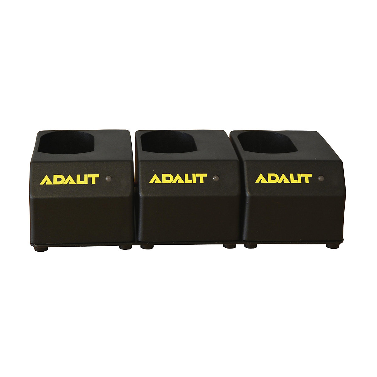 Töltőkészülék ADALIT® kézi lámpákhoz, lítium-ion akkumulátorokhoz, 3 db LED-es biztonsági lámpához-8
