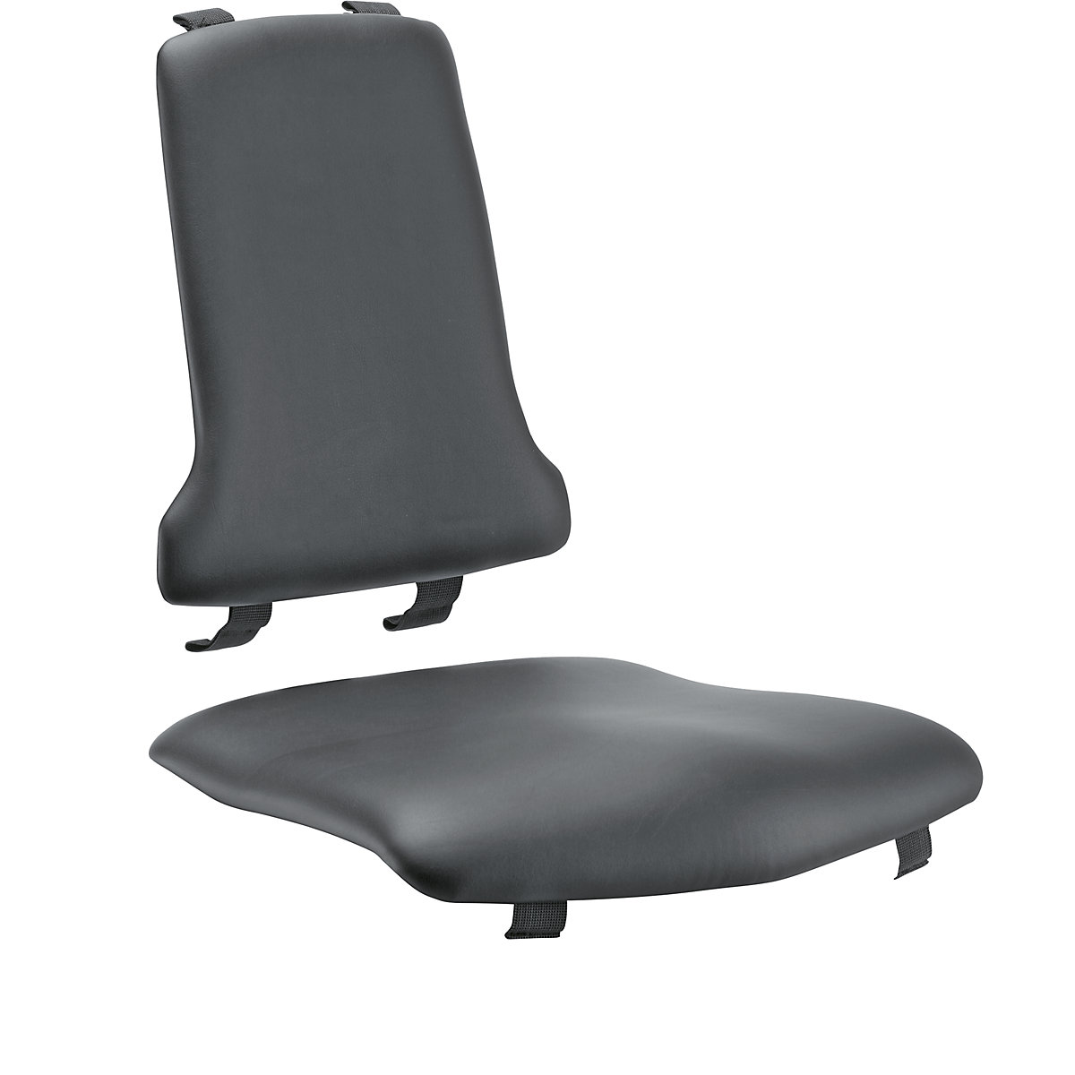 Kárpit munkahelyi székekhez – bimos, elektromosan vezetőképes kivitel, fekete-2
