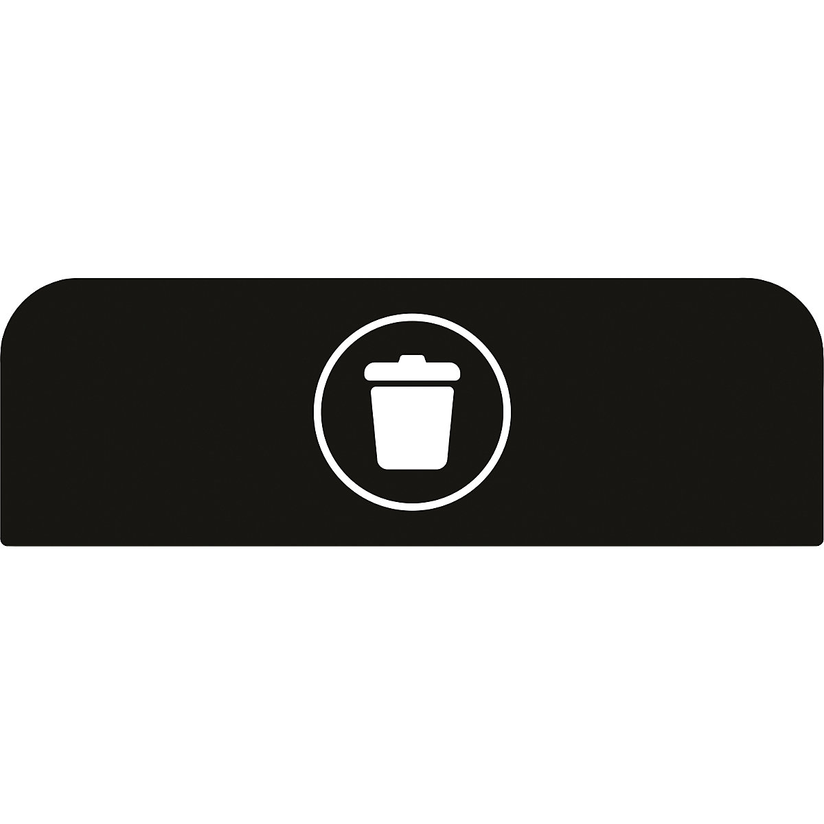 Configure™ információs tábla – Rubbermaid, 87 literes tárolókhoz, fekete-4