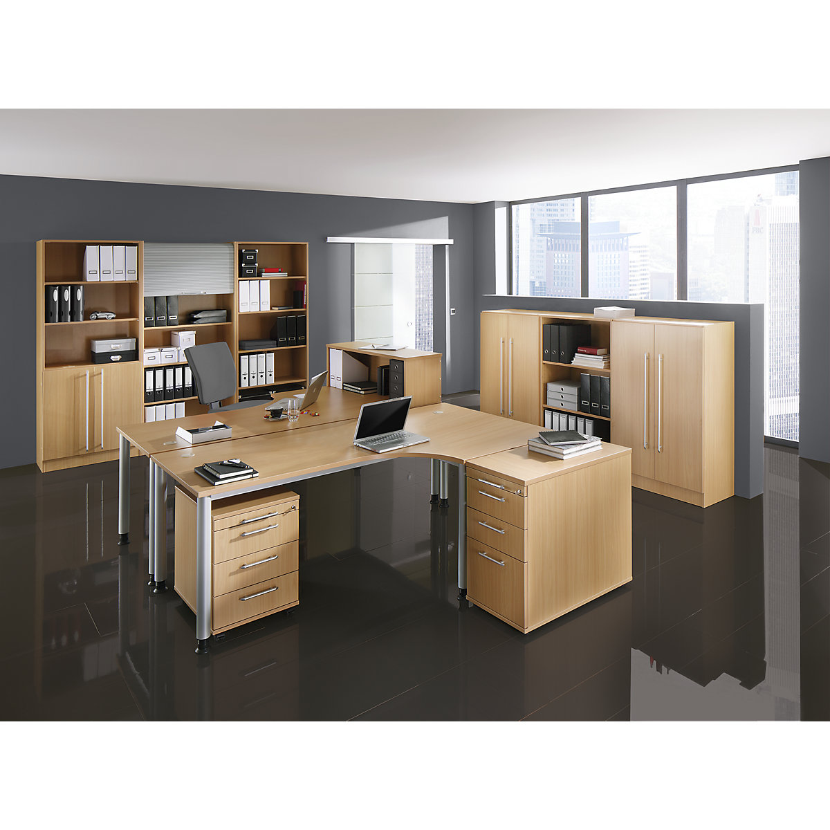 Achterwanden voor bureautafel (Productafbeelding 6)-5