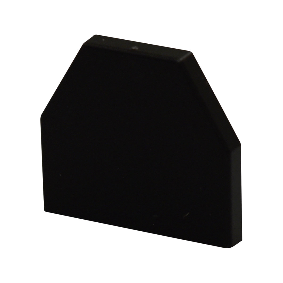 Eindkap, VE = 2 stuks – SHG, voor Knuffi®-oppervlaktebescherming type CC, zwart-3