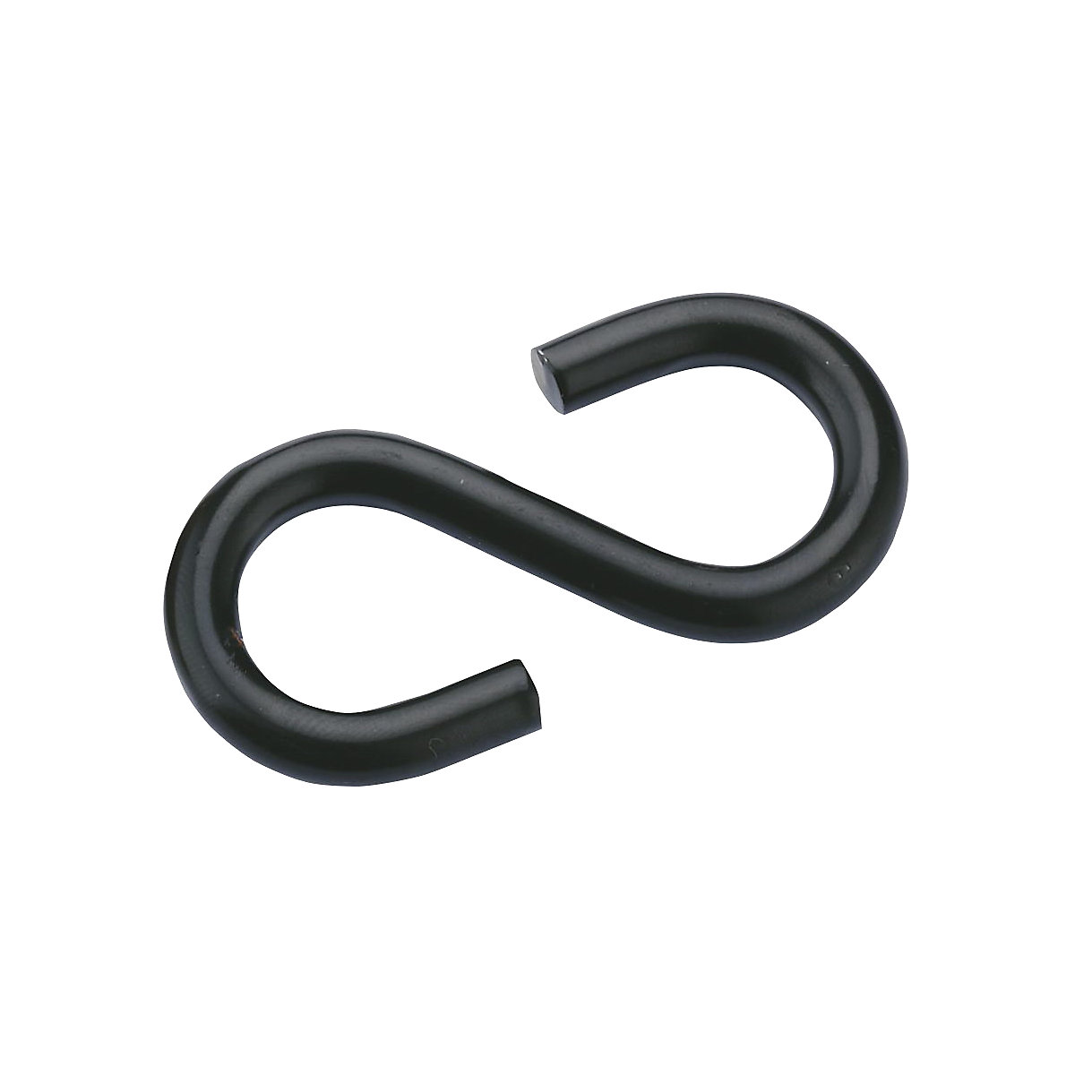 Inhanghaak, staal met kunststof mantel, VE = 10 st., zwart-3