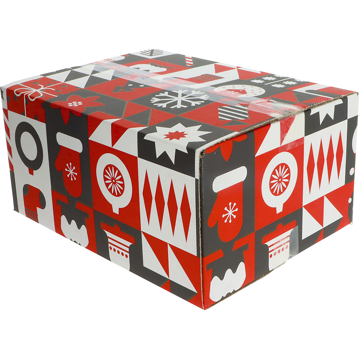 Geschenkbox Christmas Pattern (Produktabbildung 2)-1