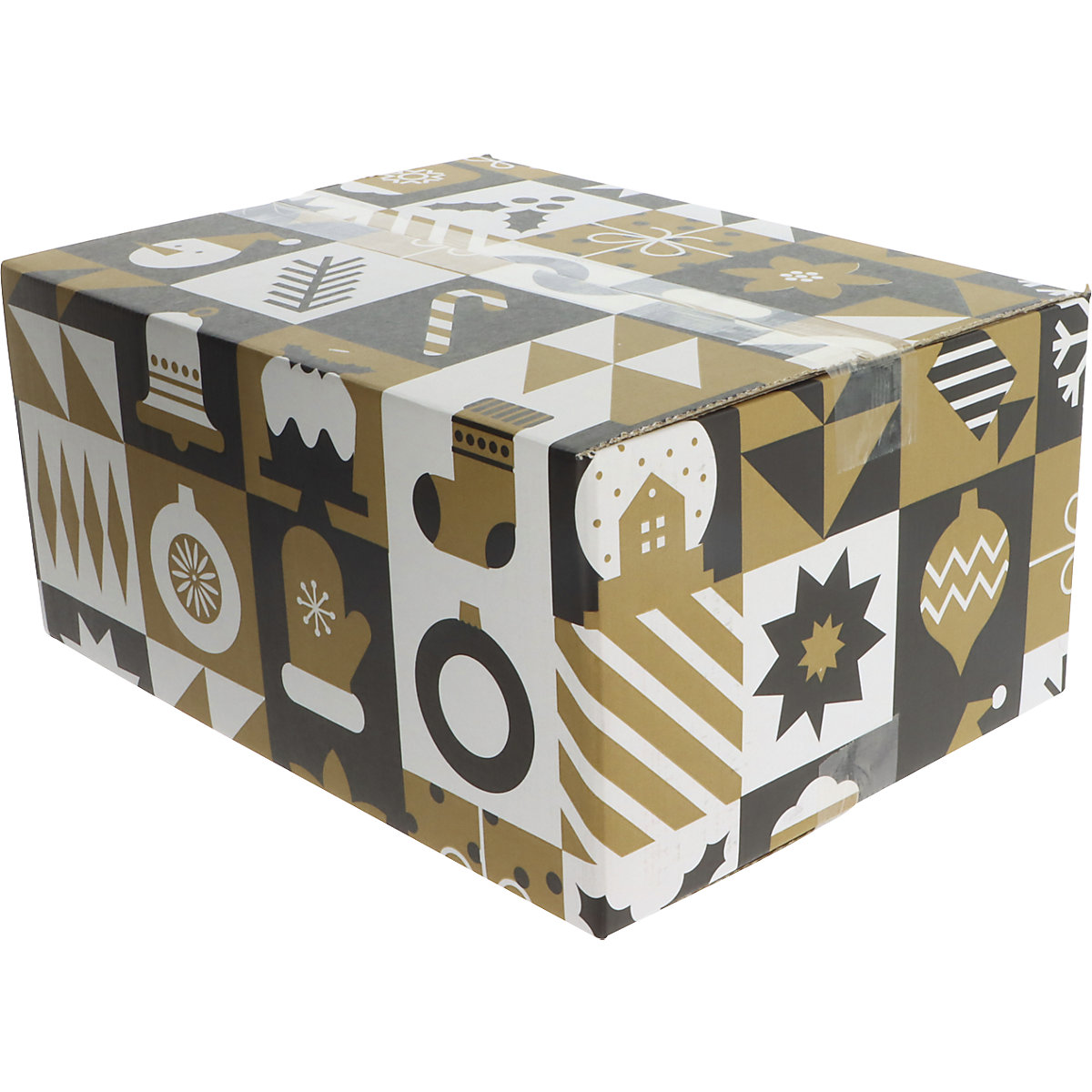 Geschenkbox Christmas Pattern (Produktabbildung 2)-1