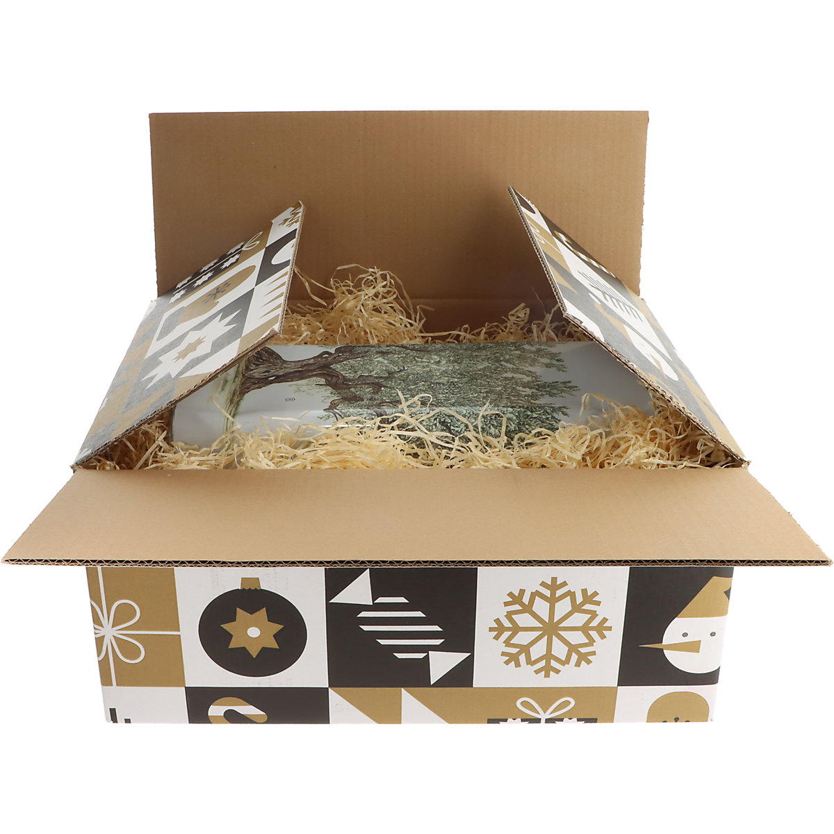 Geschenkbox Christmas Pattern (Produktabbildung 3)-2