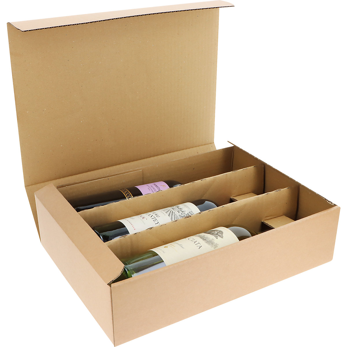 Flaschen-Geschenkkarton Wine Line (Produktabbildung 2)-1