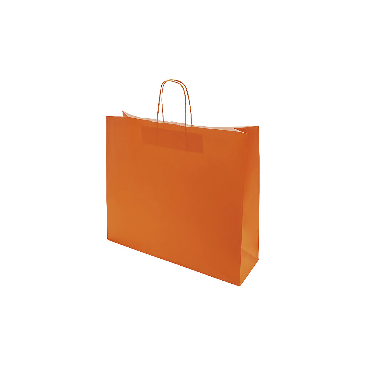 Papiertragetasche FRESH, orange, LxBxH 420 x 130 x 370 mm, 110 g/m², VE 150 Stk, ab 5 VE-1