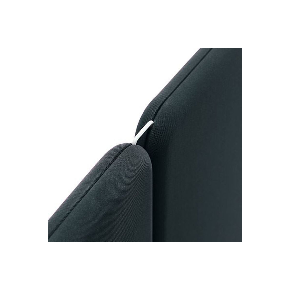 Connecting element for Softline acoustic desk partition system