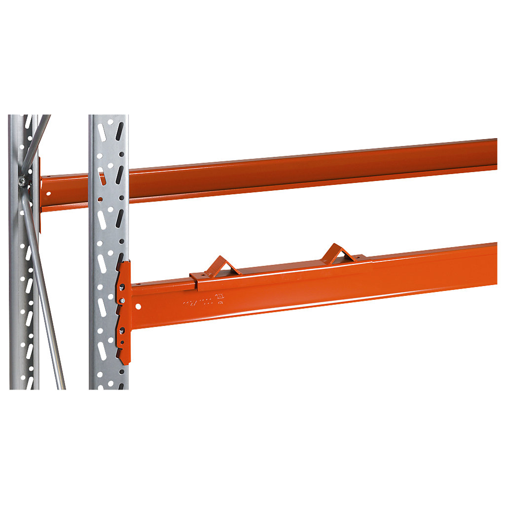 Drum support for Space pallet racking: for placement on the beam ...