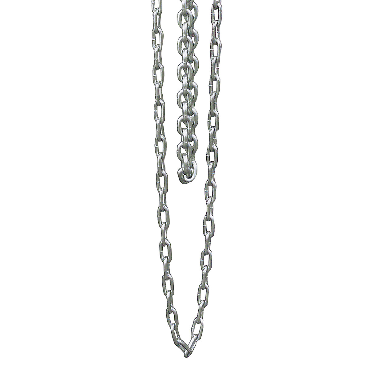 Extension chain for spur gear block and tackle units