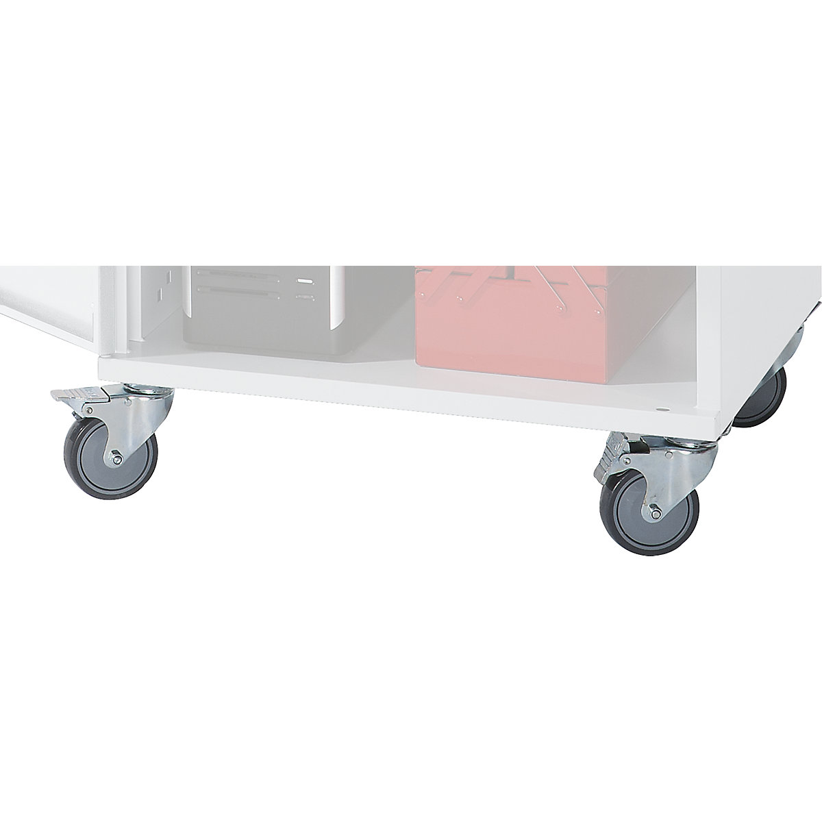 Wheel set for computer workstation - eurokraft pro