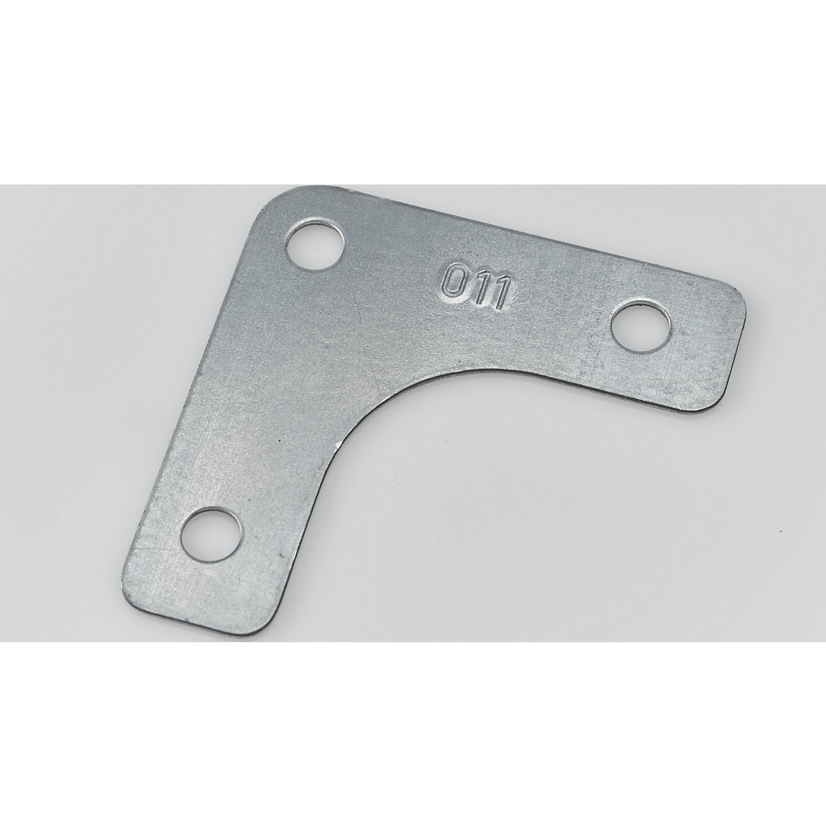 Corner tabletop, zinc plated