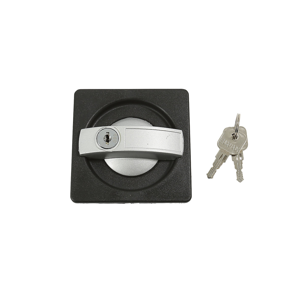 Lock with plastic housing