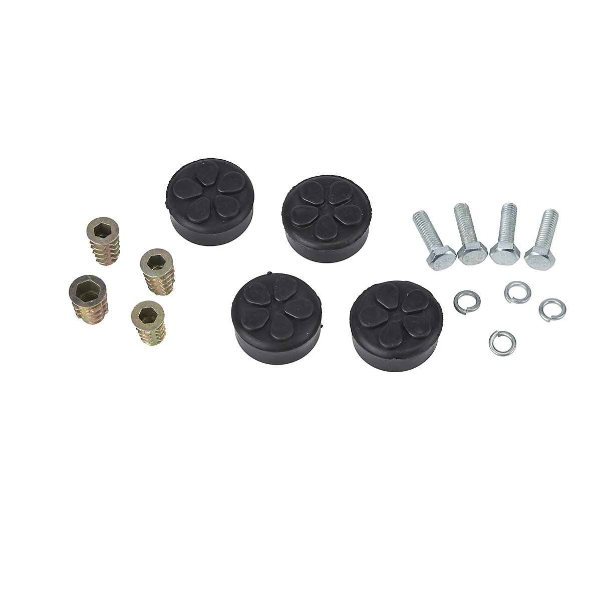 Mounting set for transport dolly