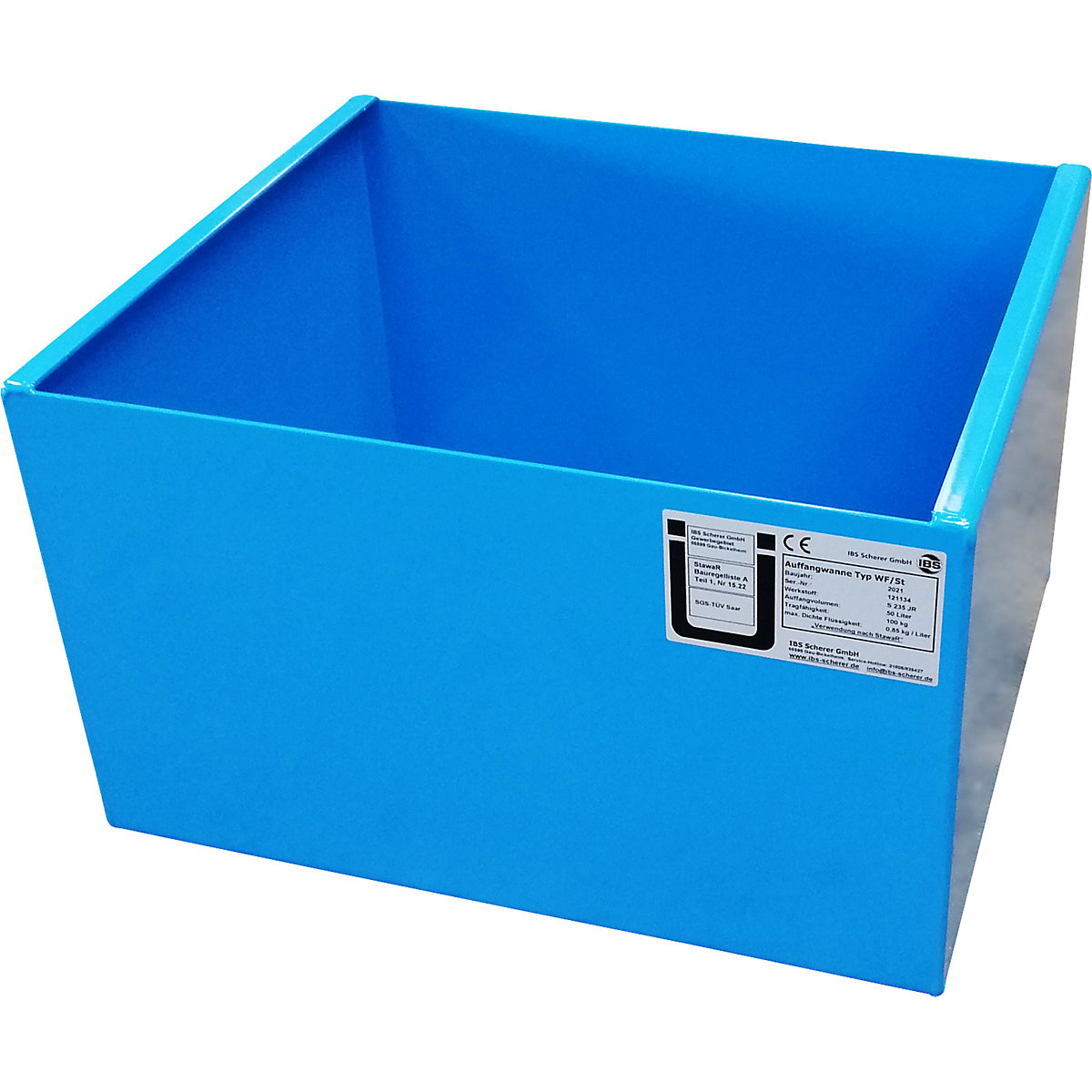Safety sump tray - IBS Scherer