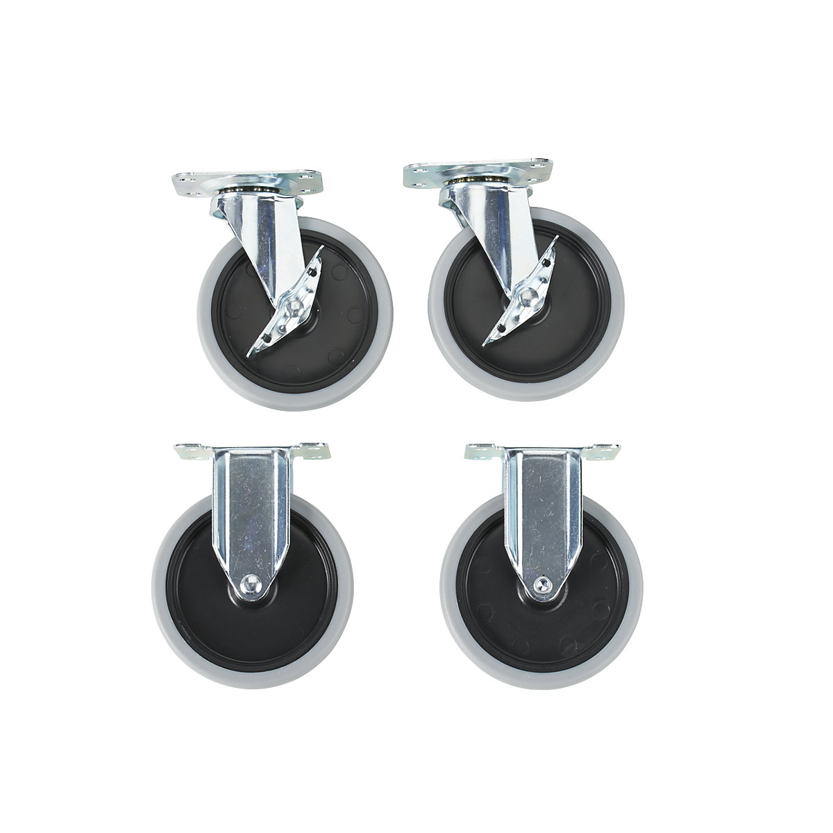 Set of castors