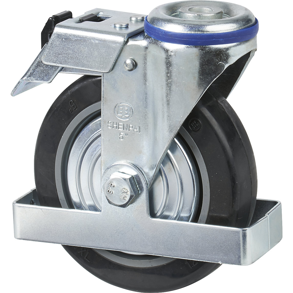 Steering wheel with wheel stop