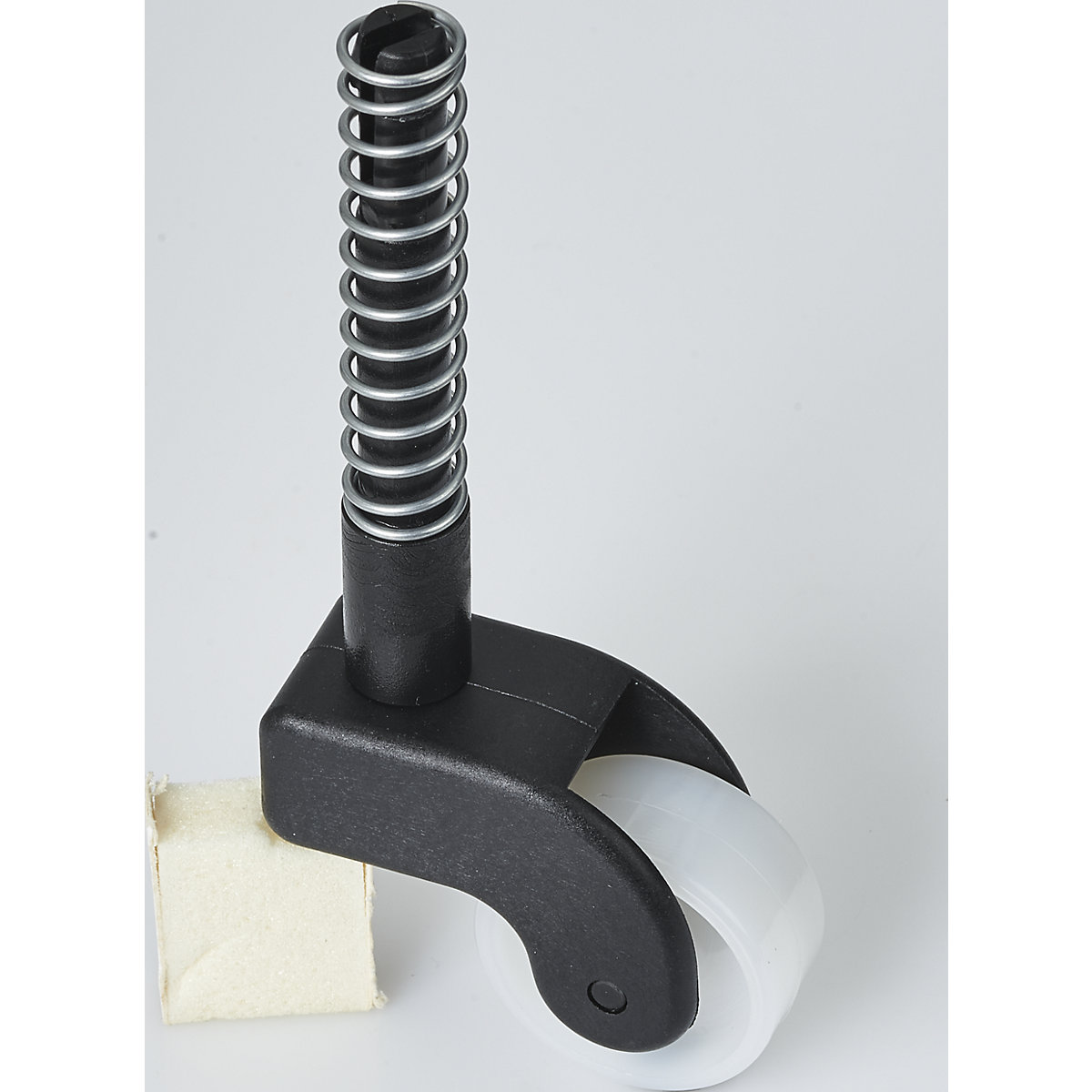 Wheel with compression spring