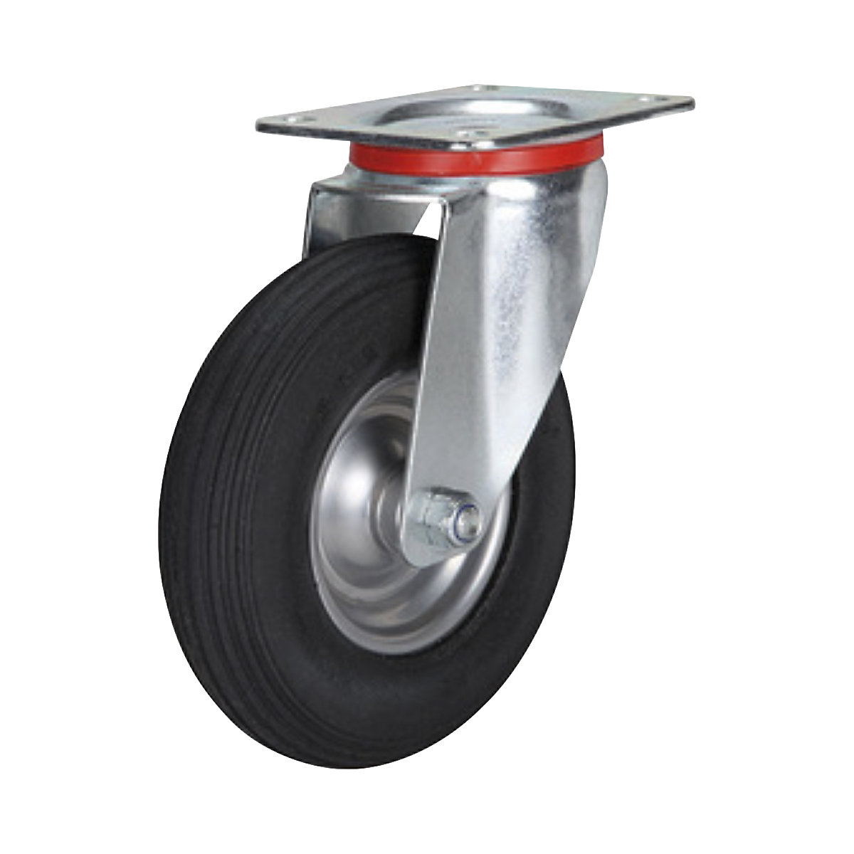 Pneumatic tyre, sheet steel rim