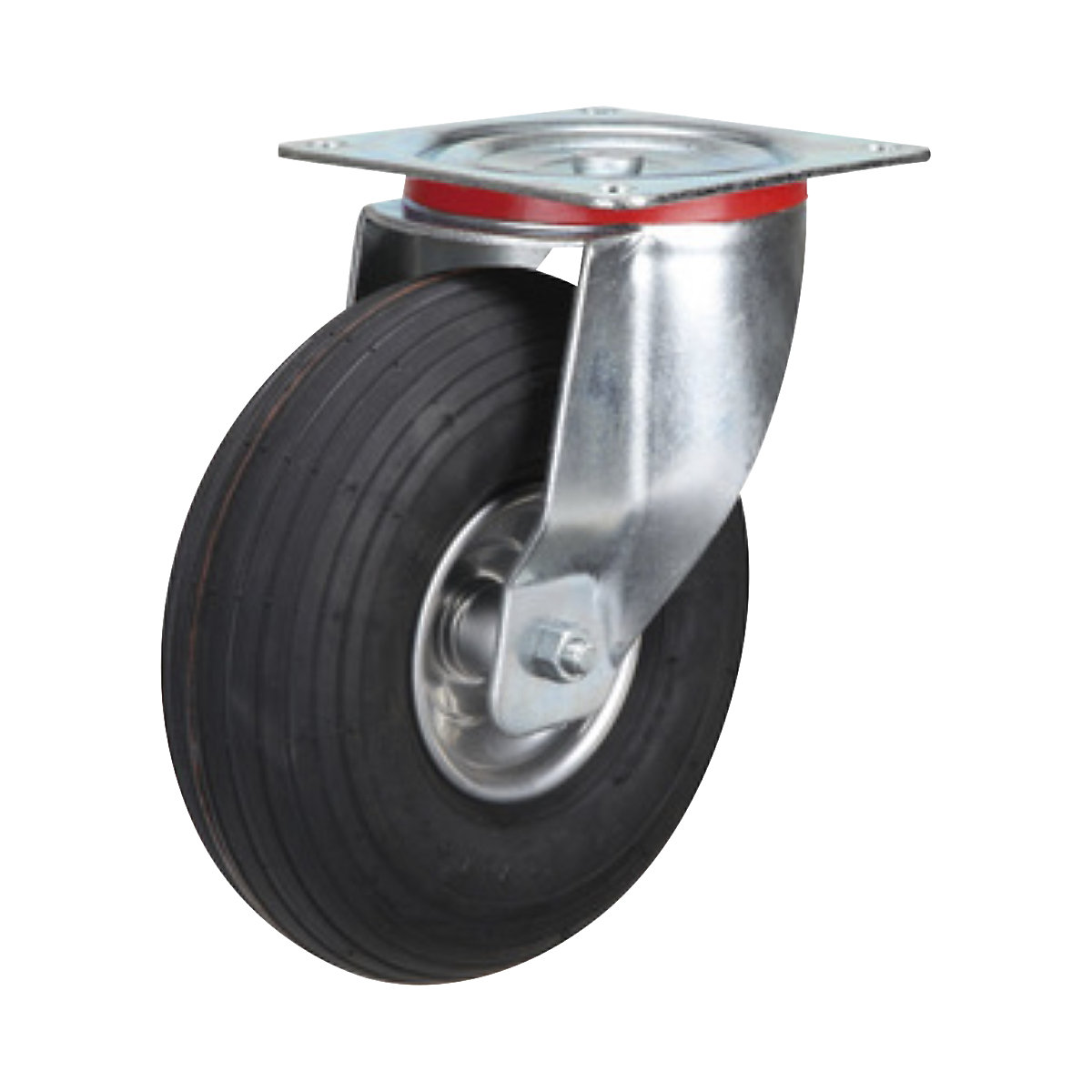 Pneumatic tyre, sheet steel rim