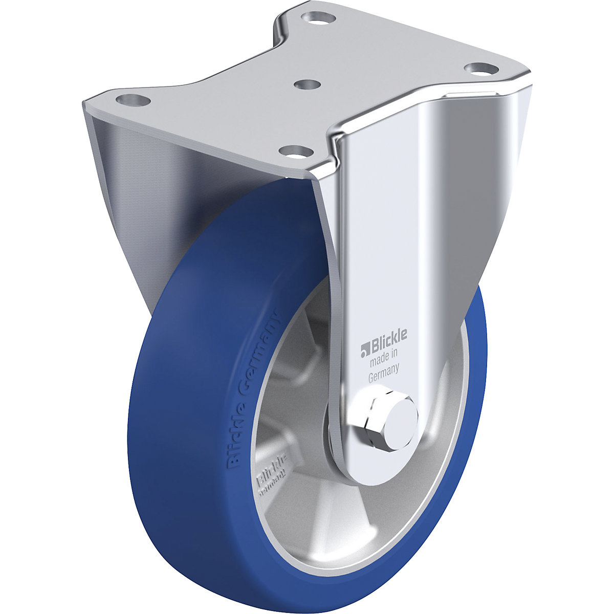 BH-ALBS fixed sheet steel castor – Blickle