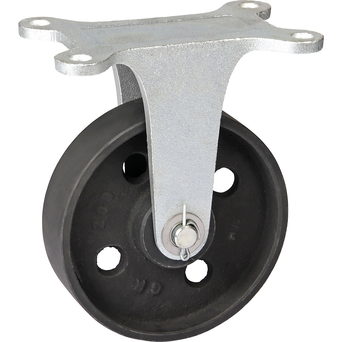 Grey cast iron wheel, annealed cast iron housing