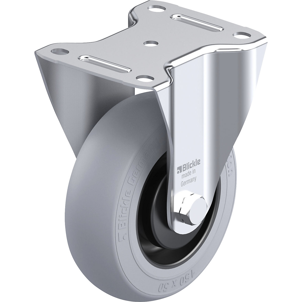 L-ALB-FI fixed sheet steel castor – Blickle