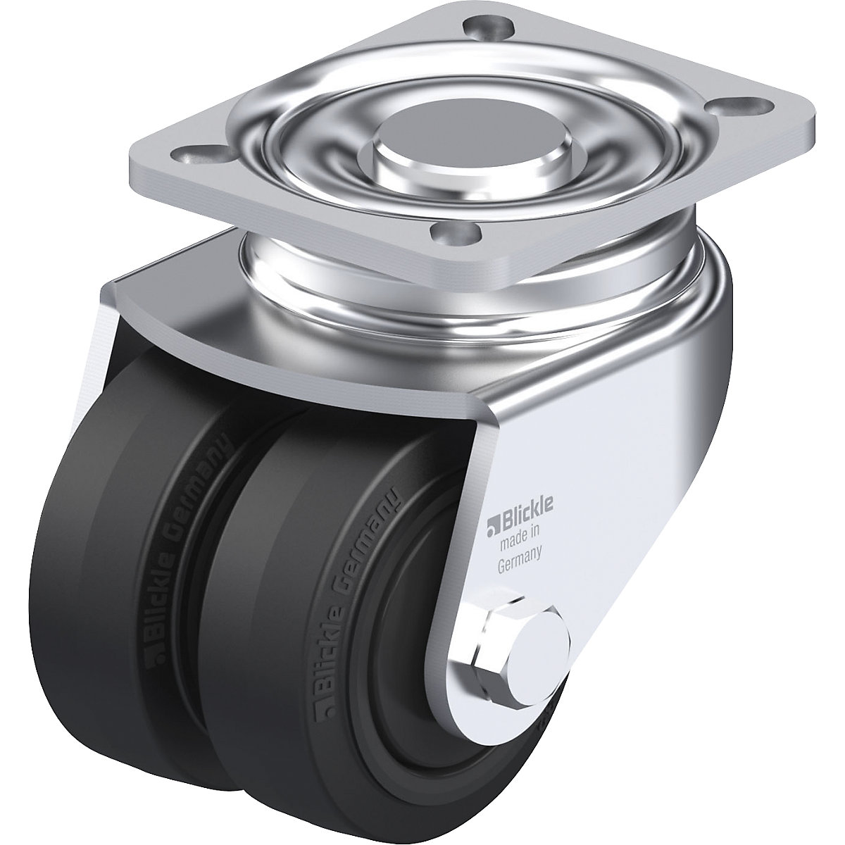 LHD-POEV sheet steel double swivel castor – Blickle
