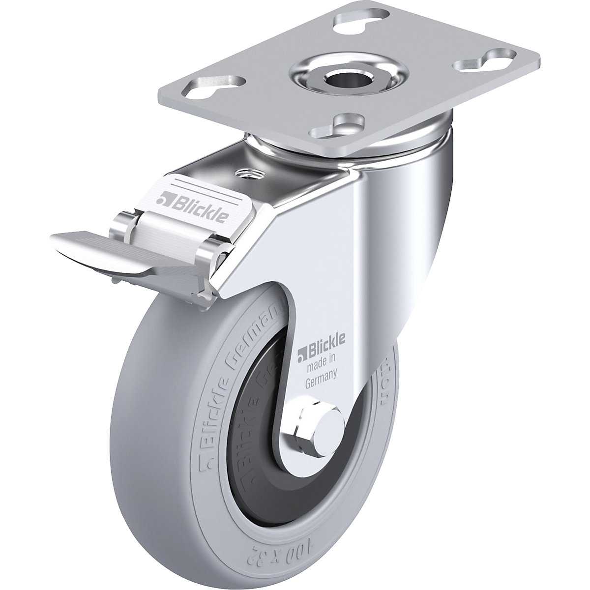 LKPA-POES-FI-SG light duty swivel castor – Blickle
