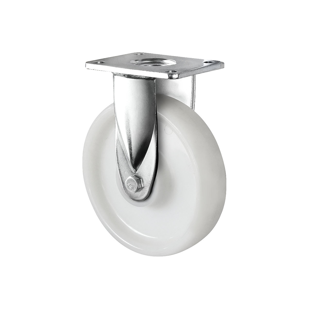 Nylon wheel, welded sheet steel housing - eurokraft basic