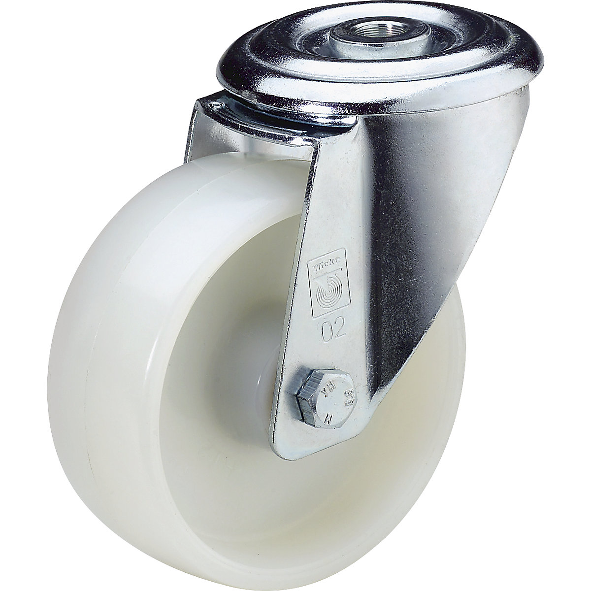 Nylon wheel with bolt hole - Wicke