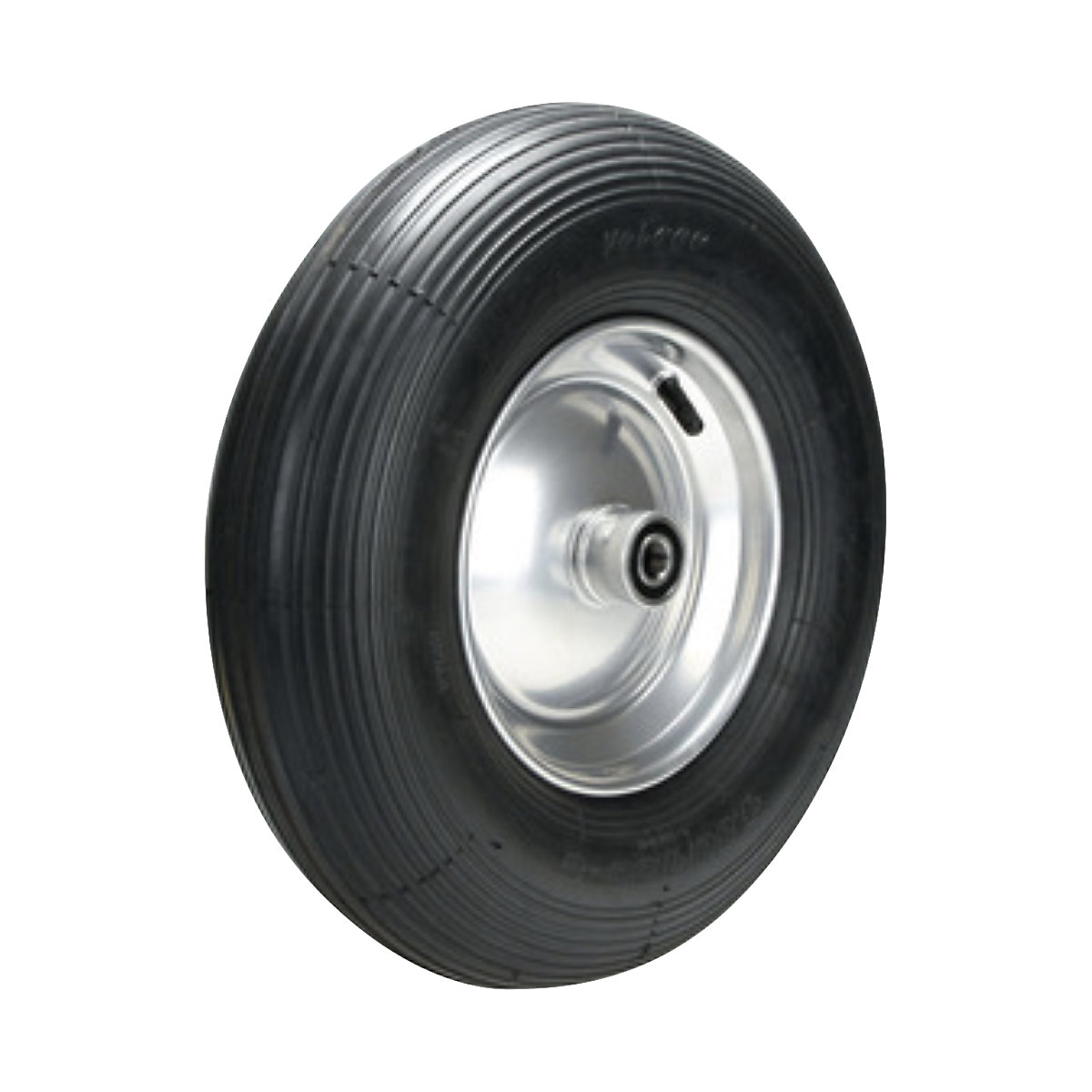 Pneumatic tyre, sheet steel rim