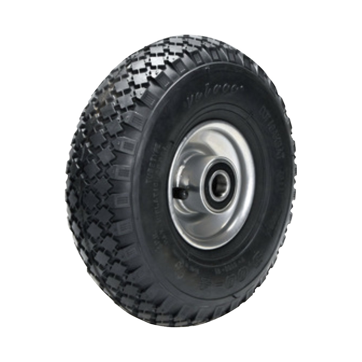 Pneumatic tyre, sheet steel rim