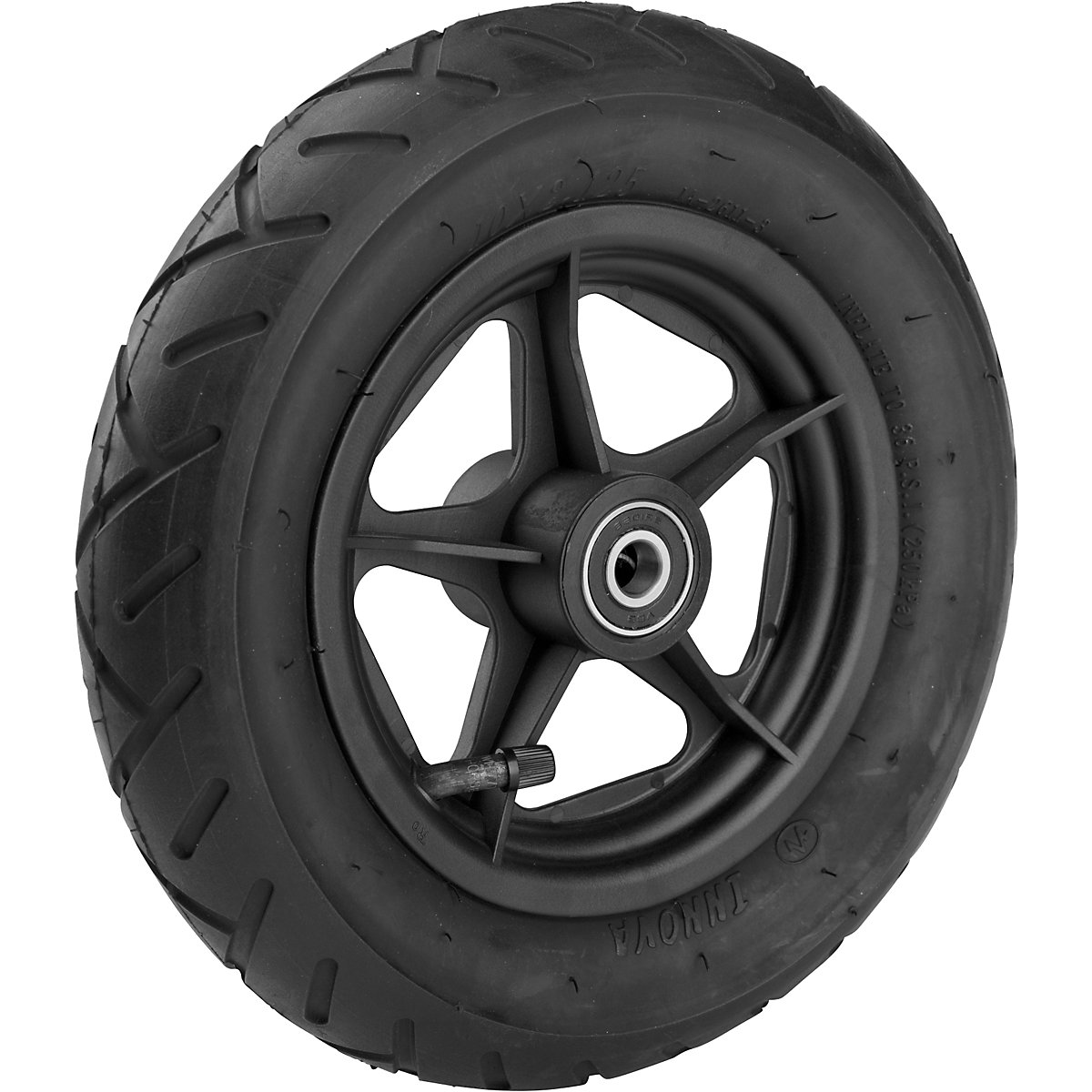 Spoke wheel with racing profile