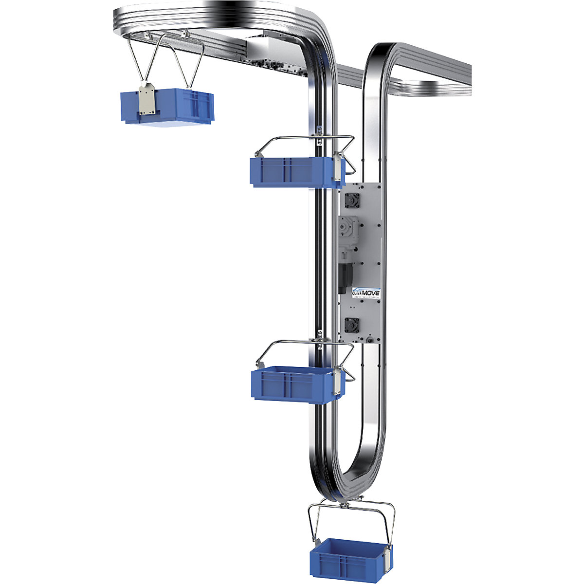 Curved overhead conveyor segment – QuickMOVE (Product illustration 3)-2