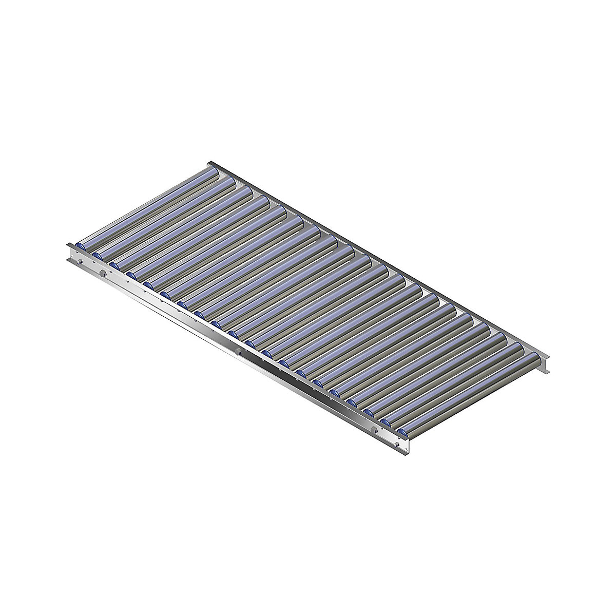 Light duty roller conveyor, aluminium frame with aluminium rollers – Gura