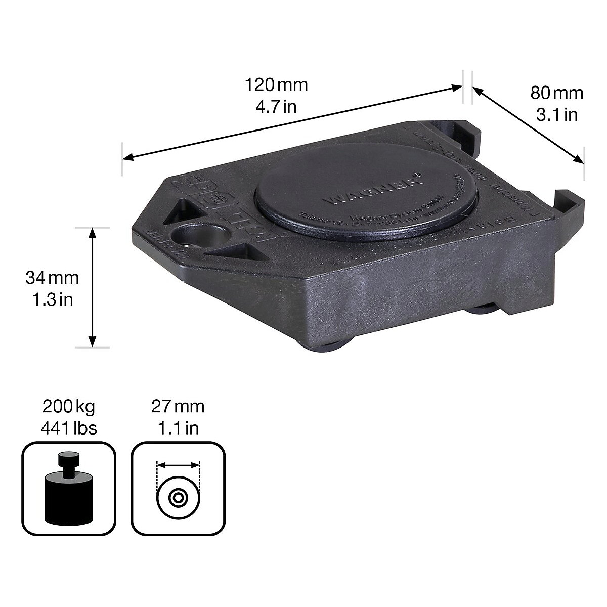 Suport de transport cu role – Wagner (Imagine produs 7)-6