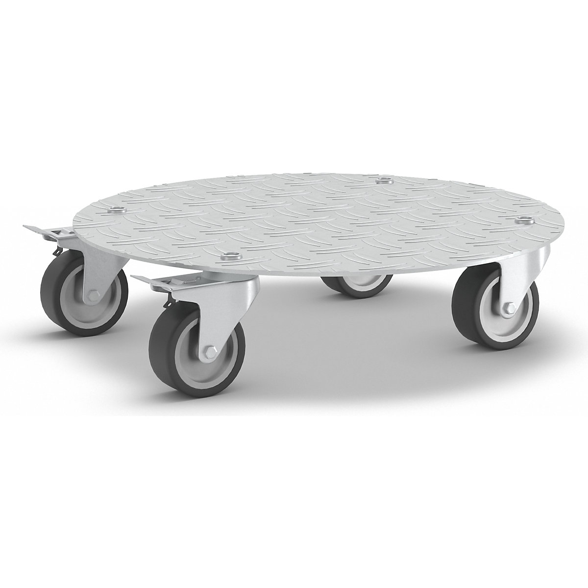 Suport pe roţi pentru plante, aluminiu &ndash; Wagner